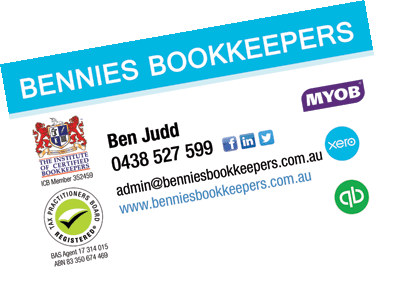 Bennies Bookkeepers Mermaid Waters QLD